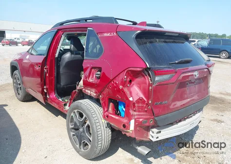 2019 Toyota Rav4 Adventure z USA, uszkodzony, nr VIN 2T3J1RFV3KC024950